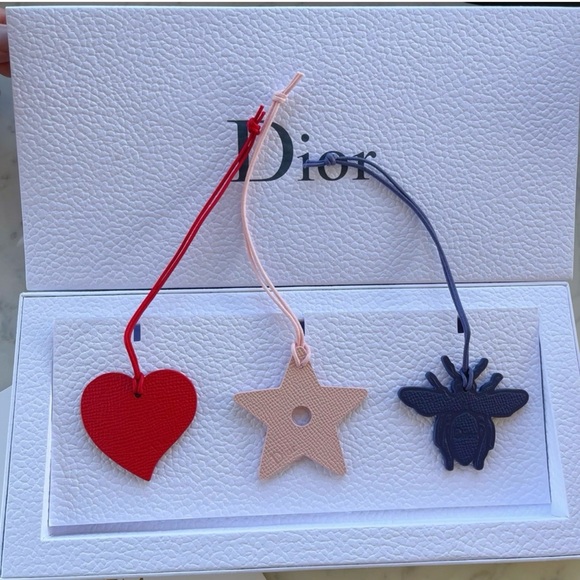 Dior Leather Bag Charms Gift Set NIB - Picture 2 of 5